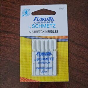 BRAND NEW FLORIANI SCHMETZ 5 STRETCH NEEDLES #9434